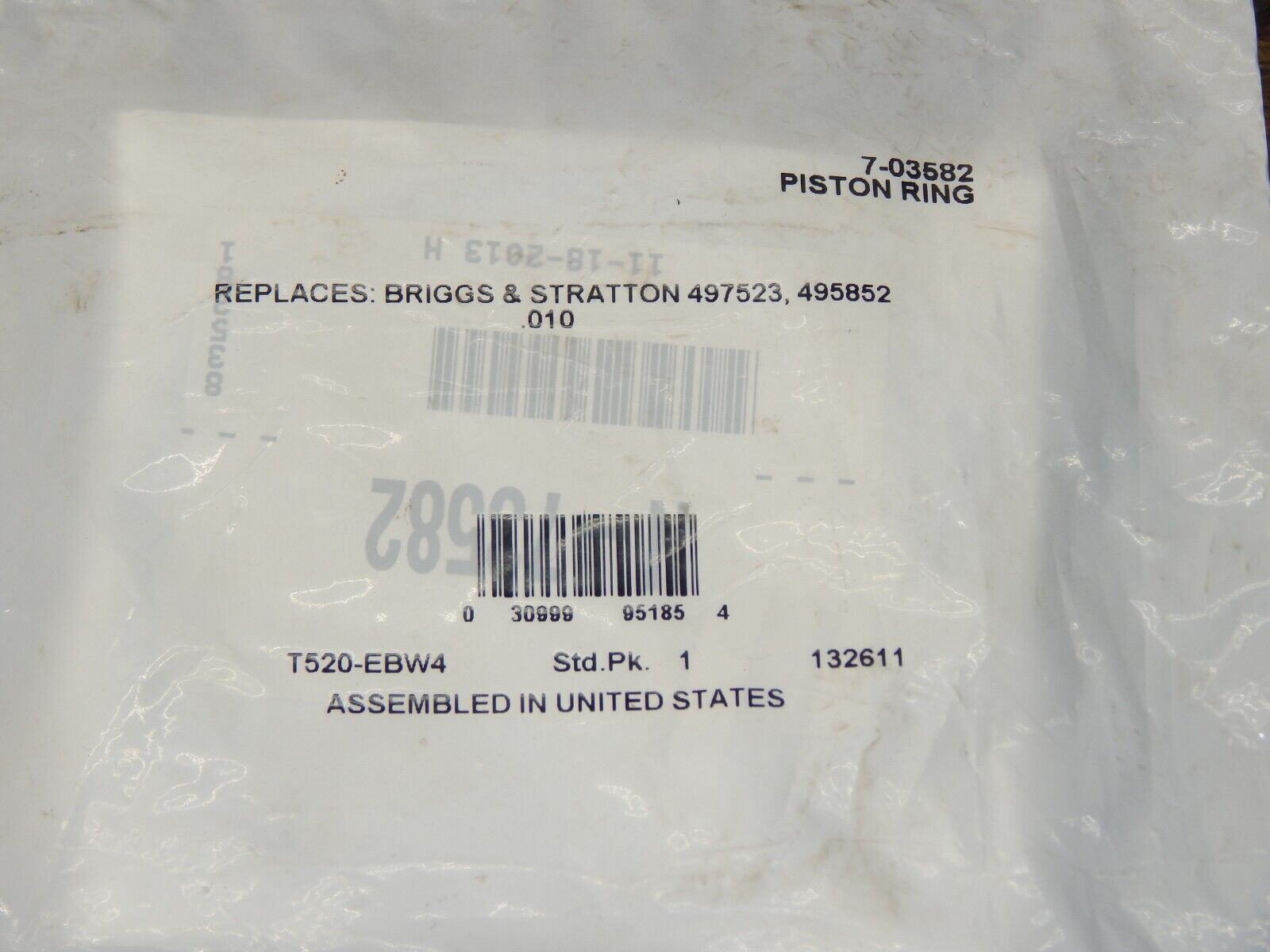 Primeline FITS Briggs & Stratton 495852 Ring Kit Adams Small Engine LLC