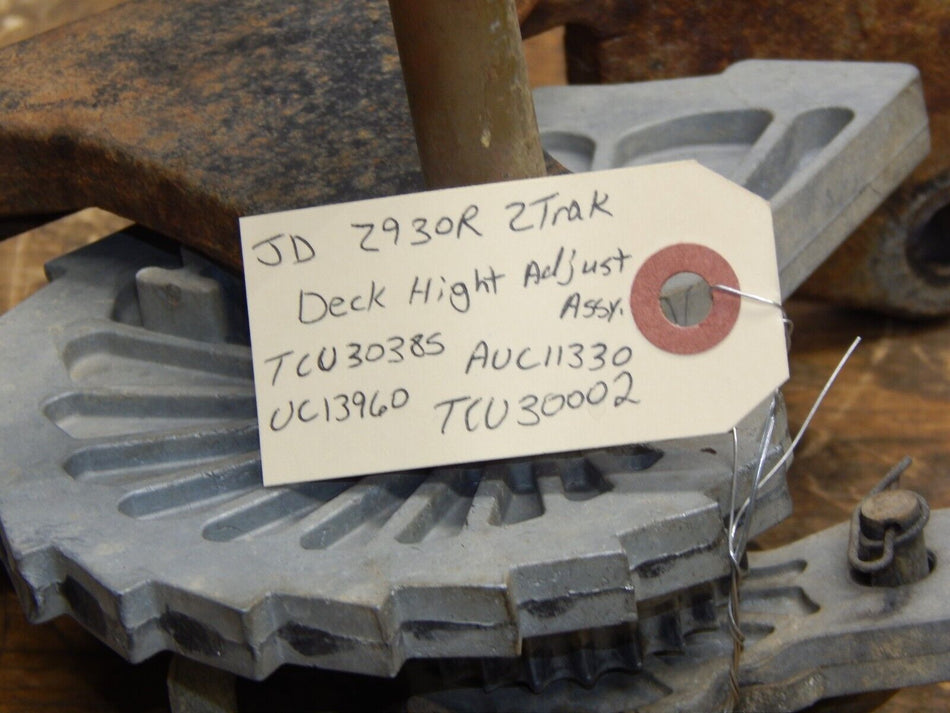 John Deere Z930R Ztrak  Deck Height Adjust Assy. TCU30385 UC13960 AUC11330