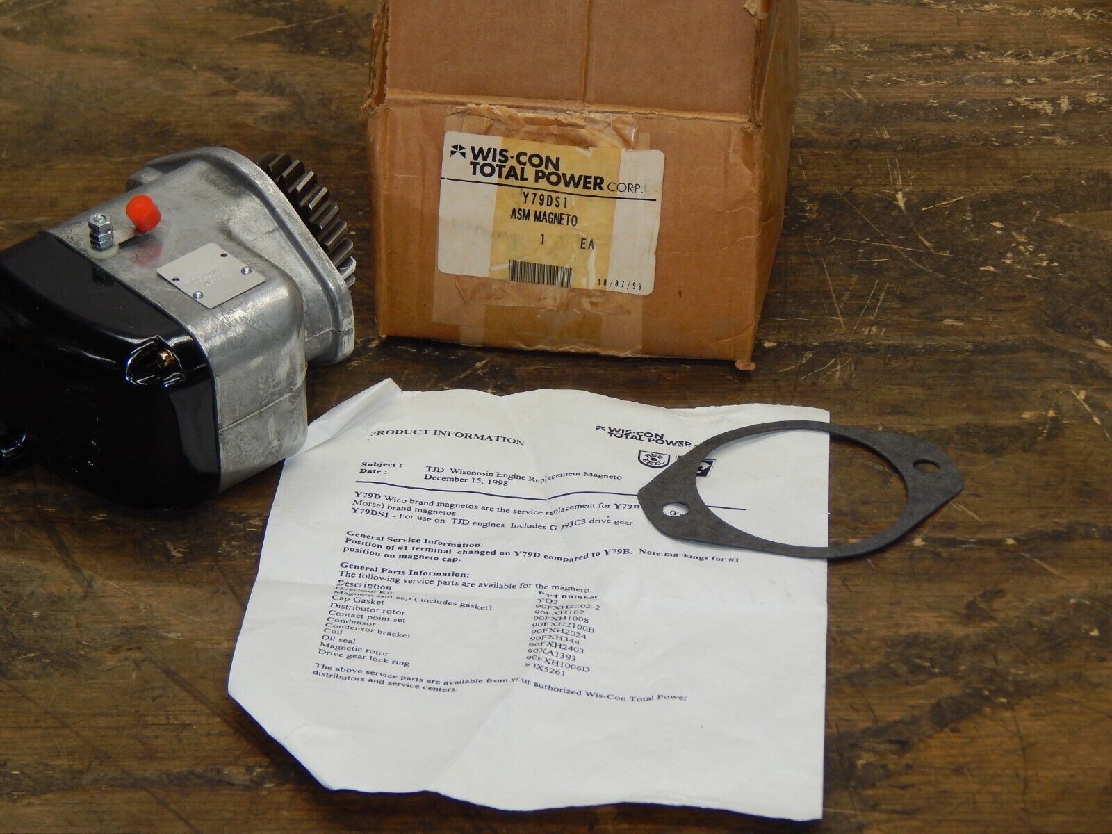 Wisconsin TJD Engine Magneto Assy. Y79DS1 – Adams Small Engine LLC