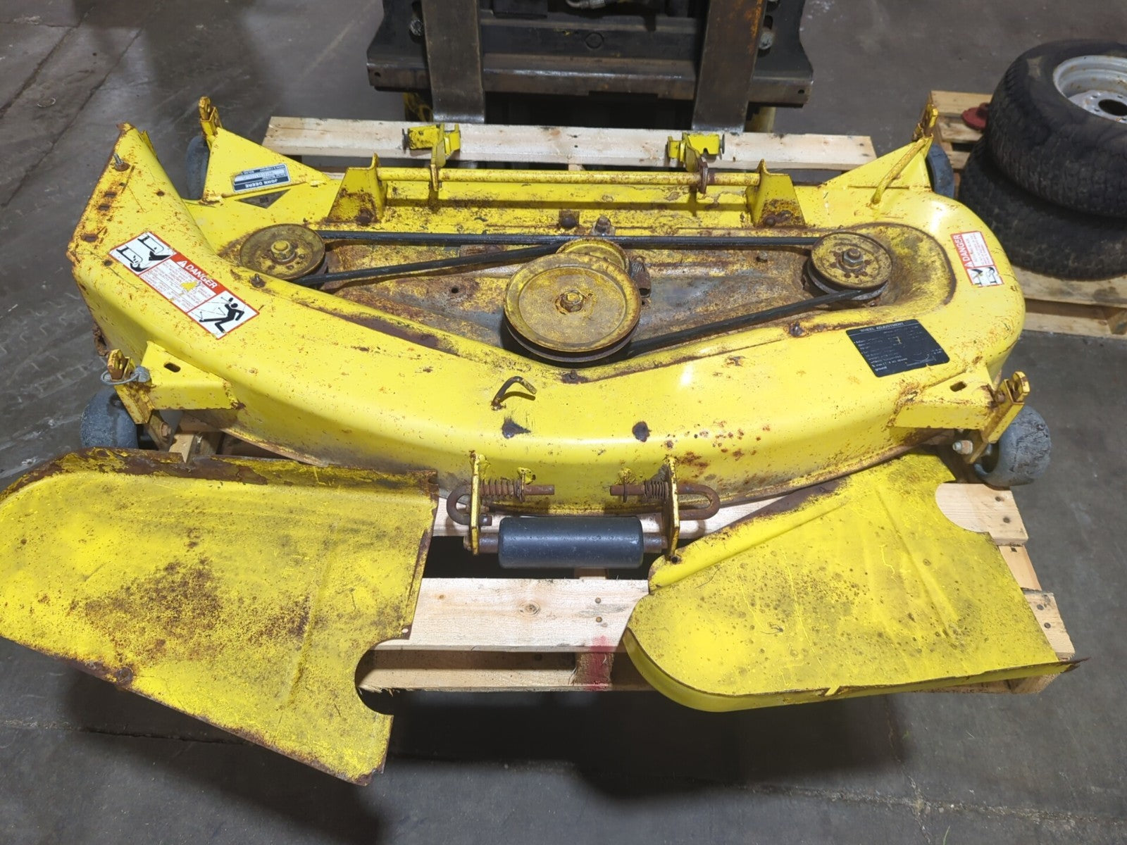 John Deere 318 Mower Deck Belt Deck Kit Bearings Blades Belt Fits