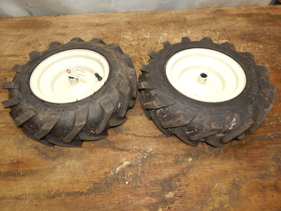 OEM Cub Cadet RT-65 Tiller Drive Tires/Rims Set of Two 934-04365A