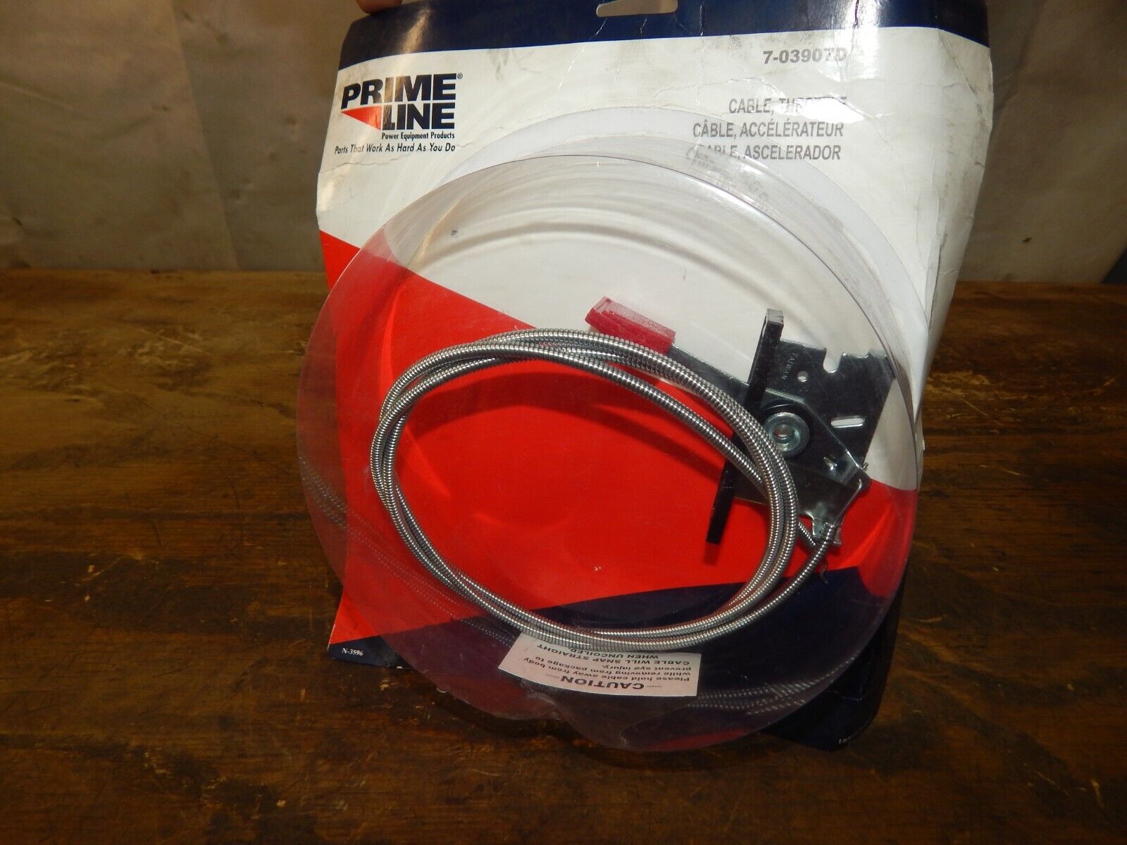 Prime Line Lawn Mower Throttle Cable 54'' 1/2'' wire 703907D Adams