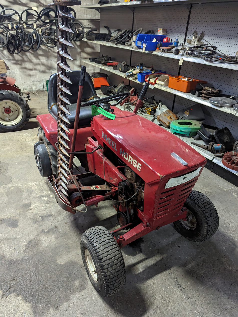 Wheel Horse Garden Tractor with sickle bar mower (Used equipment)