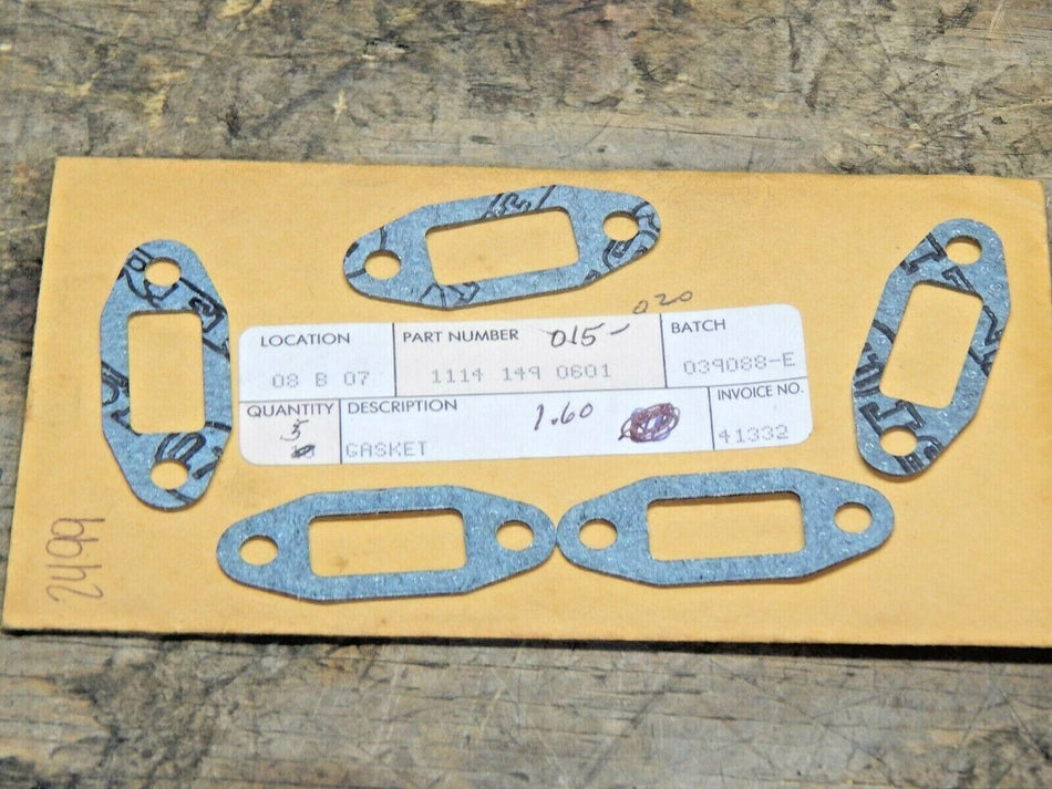 1114 149 0601, Brand New. Authentic Stihl OEM Part. Exhaust Gasket (5/24.99)