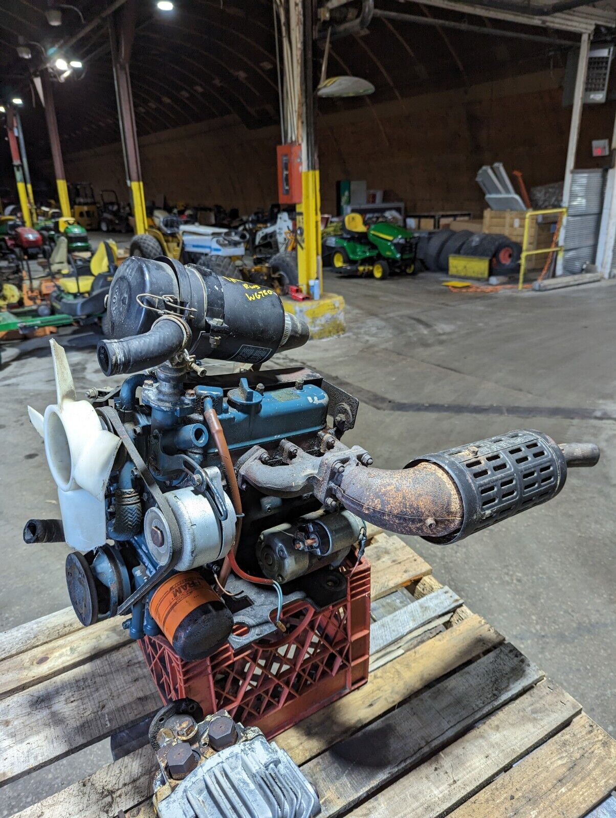 Kubota WG600 Gas (3 Cylinder Engine) Removed From Super Cub (2182) 1,144  Hours