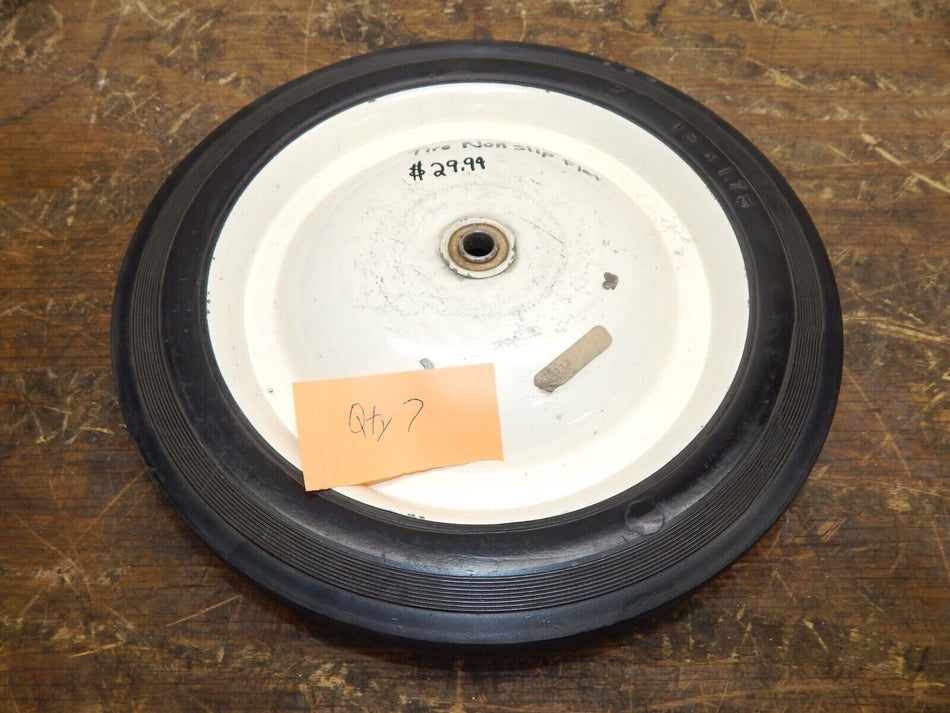 12 x1.75 Solid Wheelbarrow Tire Non-Slip Flat QTY.1
