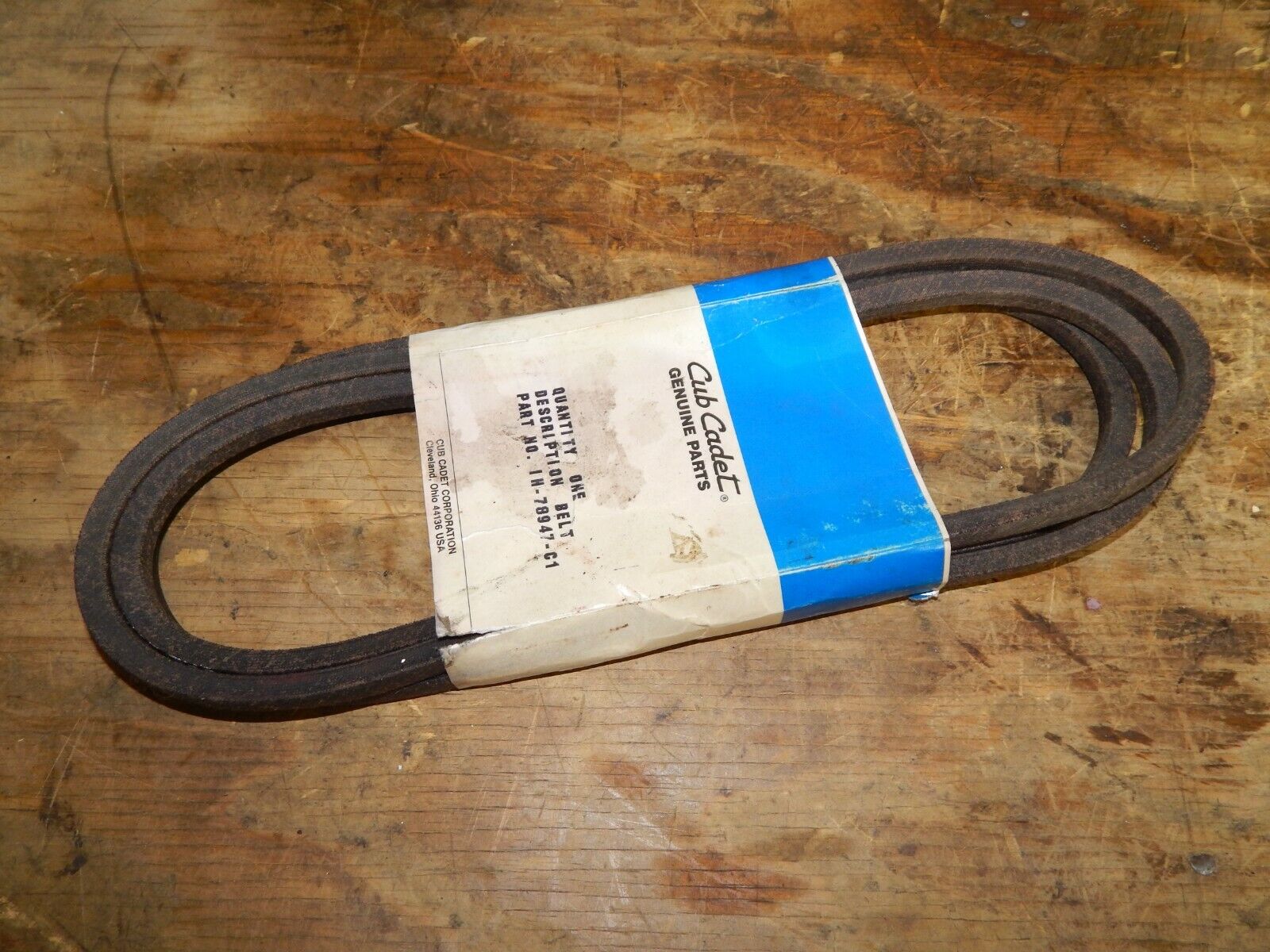 Cub Cadet H36 Snow Blower Drive Belt IH78947C1 Adams Small Engine LLC