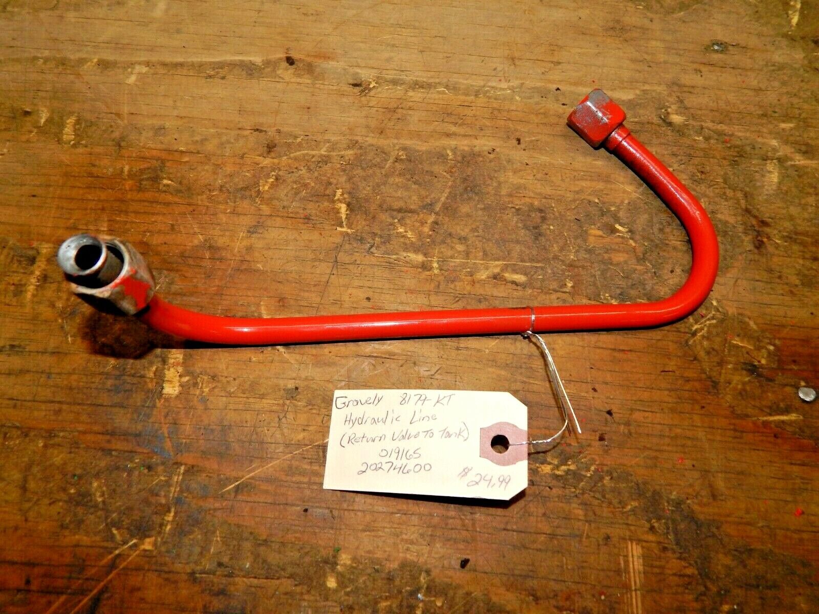 Gravely 8179KT Line Return Valve to Tank 019165, 20274600 Adams