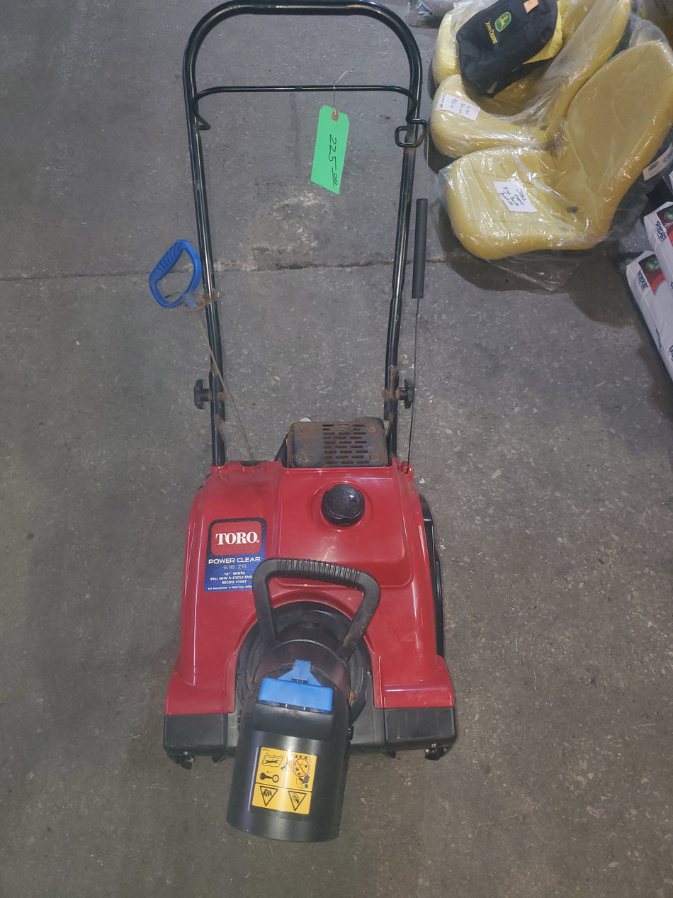 Toro Power Clear 518 ZR Snow Thrower Used Equipment