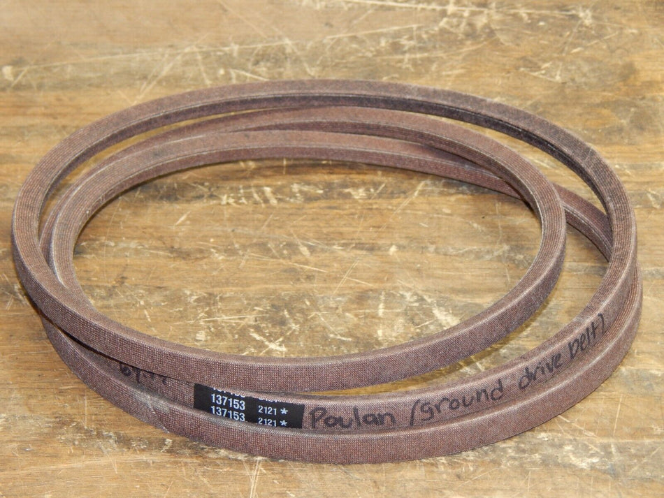 OEM Poulan ground drive belt 137153