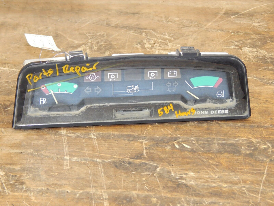 John Deere 425 445 Dash Cluster 584 Hrs (AS IS, PARTS/REPAIR)