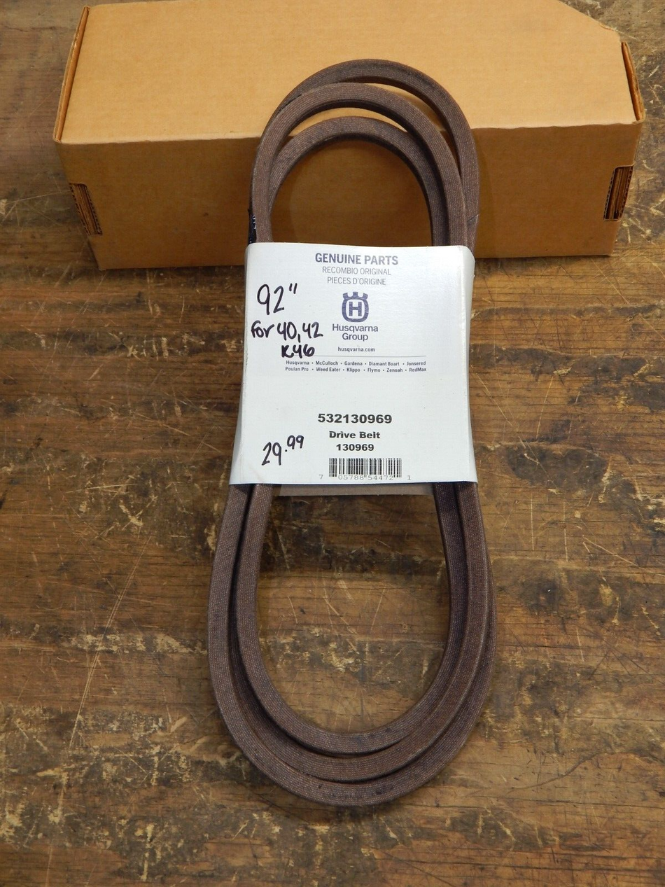 OEM Husqvarna 92" Drive Belt 53213096 130969