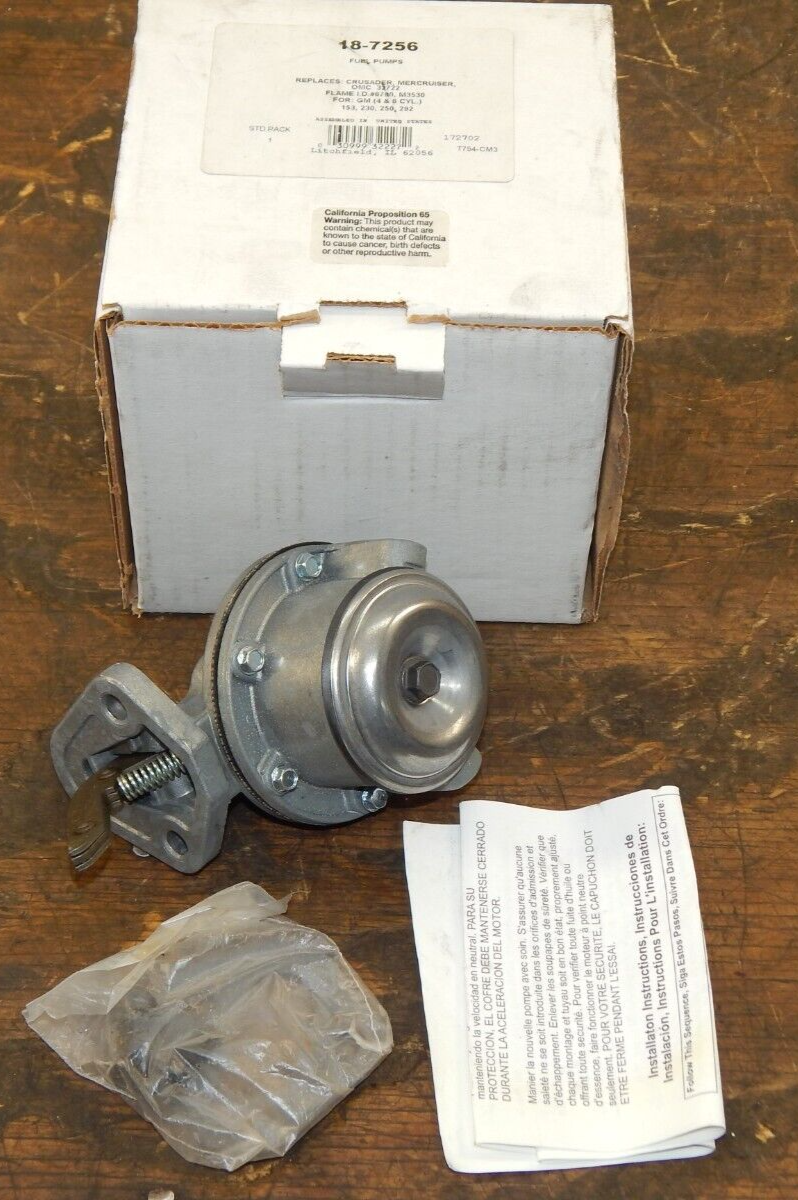 Primeline FUEL PUMP MERCRUISER INLINE 4 & 6 CYL 600139, 32722 Adams