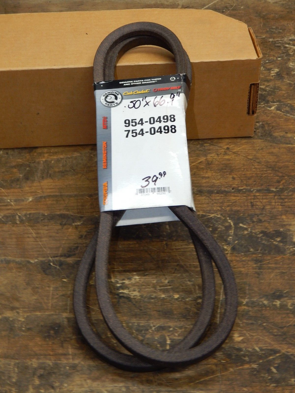 OEM MTD TROY BUILT Cub Cadet Belt 954-0498 754-0498