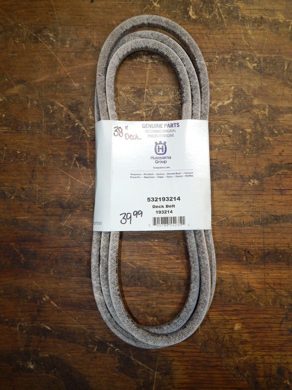 OEM Husqvarna 38" Deck Belt 532193214