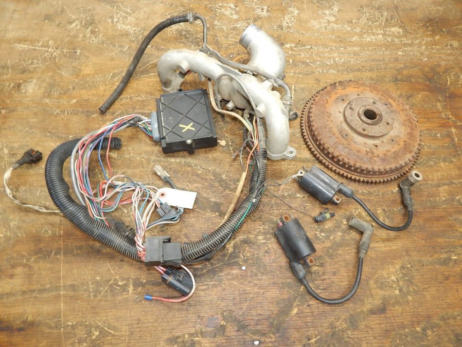 Kohler Command Pro 28Hp ECV Wiring,Intake,Coils (2) And Flywheel