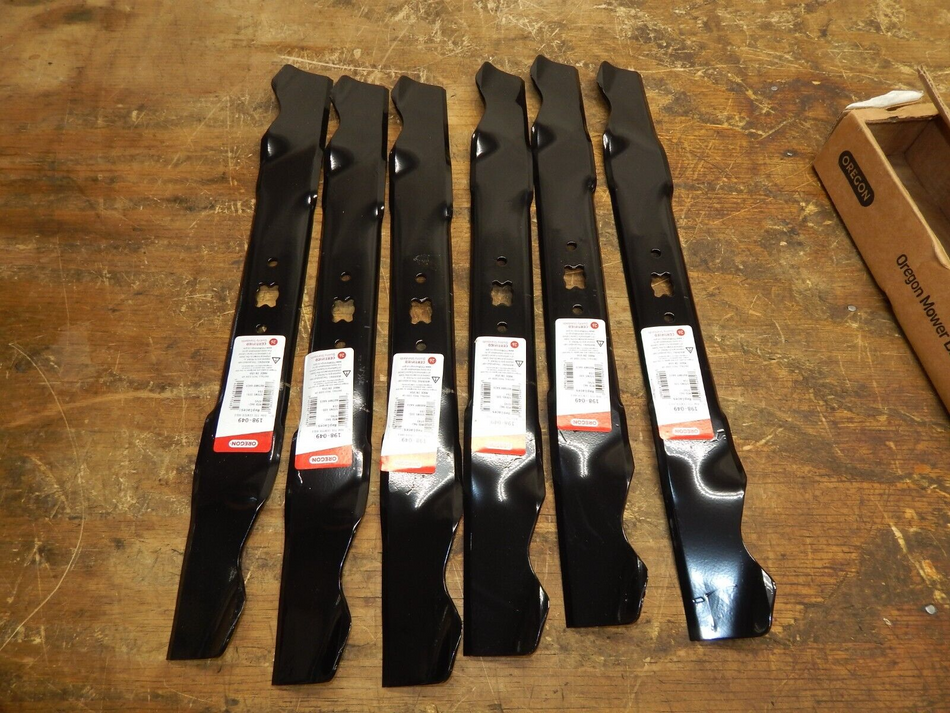 Oregon 21" Mulching Blades Pack of Six 942-0741 198-049