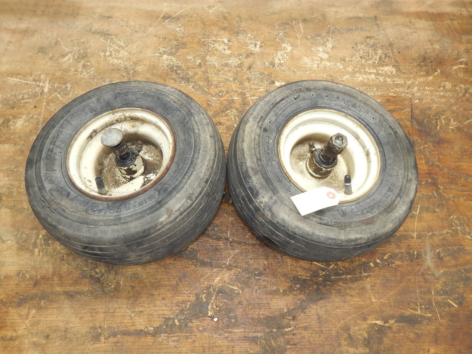 GrassHopper 618 Caster Wheels/Tire Assembly Set of Two 483865 13x6.5x6 (TUBED)