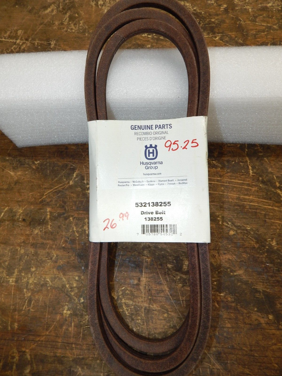 OEM Husqvarna 95.25" Drive belt 532138255