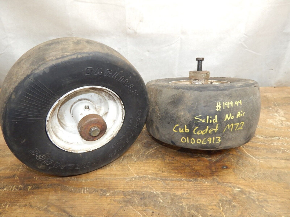 OEM Cub Cadet M72 Set of two Tires (SOLID NO AIR) 01006913