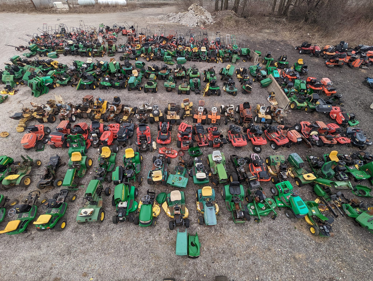 Pick & Pull Area - Adams Small Engine LLC