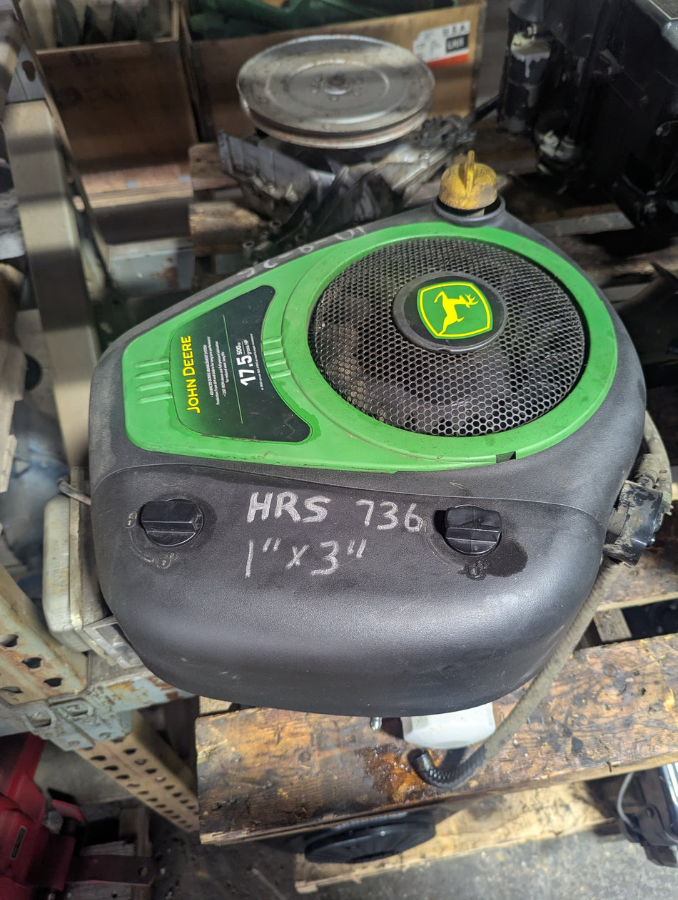 Briggs and Stratton single cylinder intek 17.5hp Model 331877 (1"x3" crankshaft) 736 hours