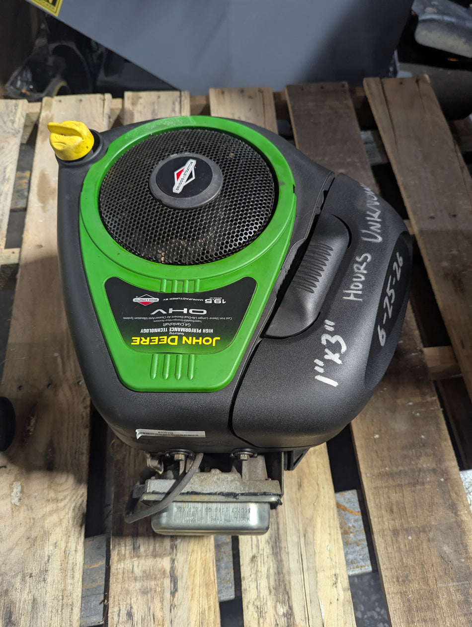 briggs and Stratton model 31C707 intek 17.5hp (1"x3") hours unknown