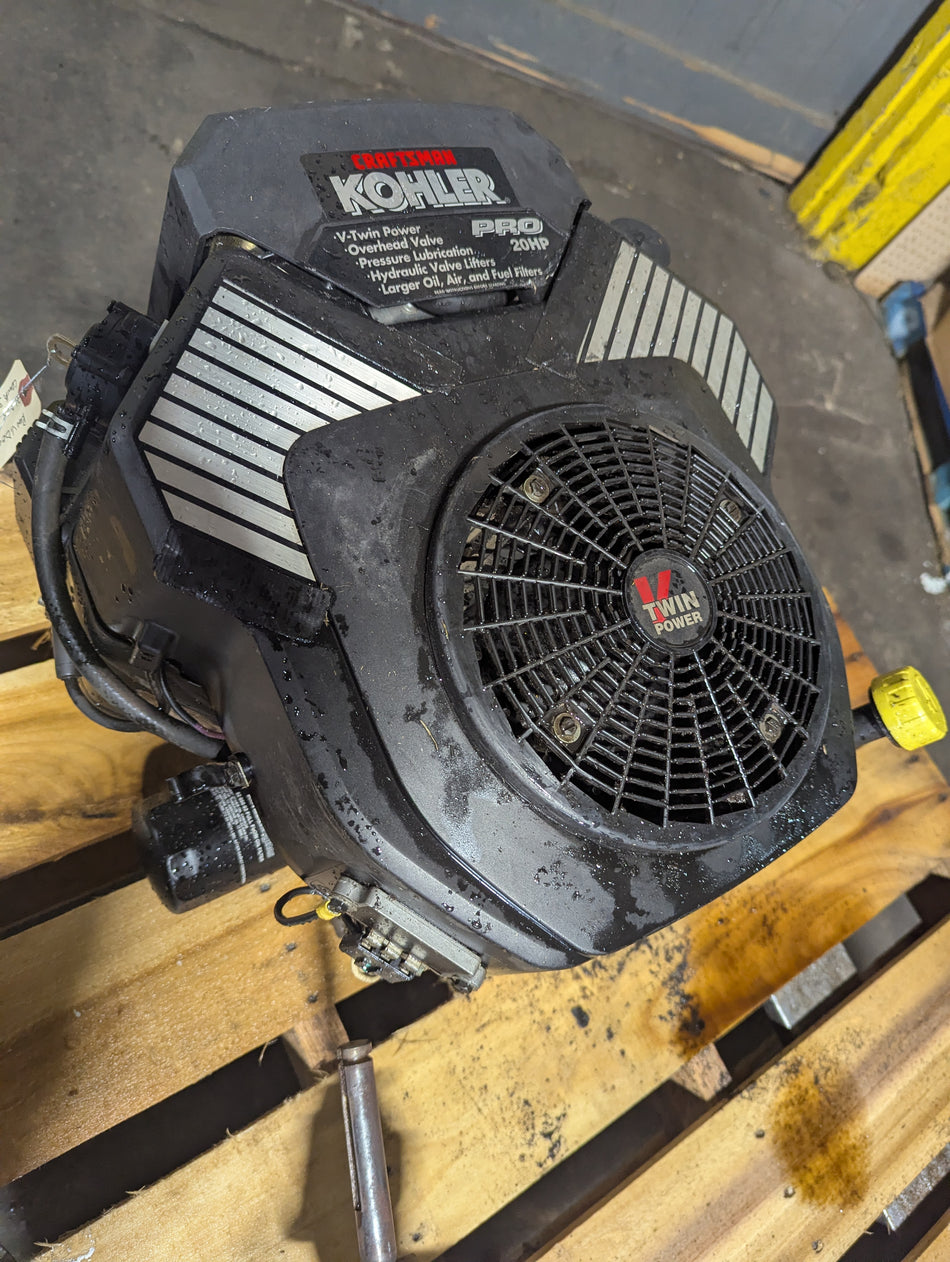 Kohler CV624S (20hp) V-twin command vertical (1" x 3" crankshaft) 938 hours