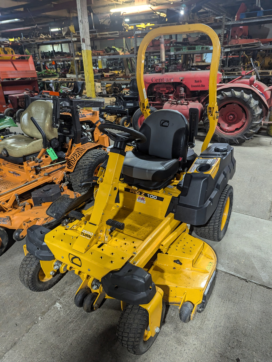 Cub Cadet Pro Z 100 (54") commercial steering wheel zero turn used equipment