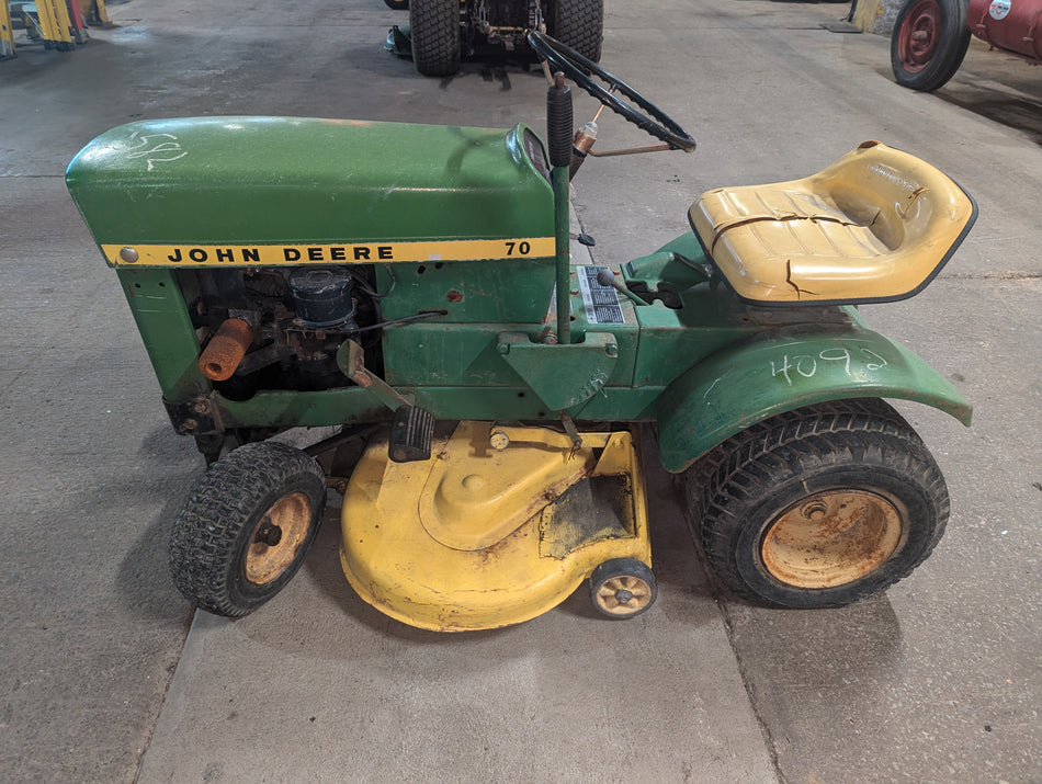 John deere 70 with deck used equipment