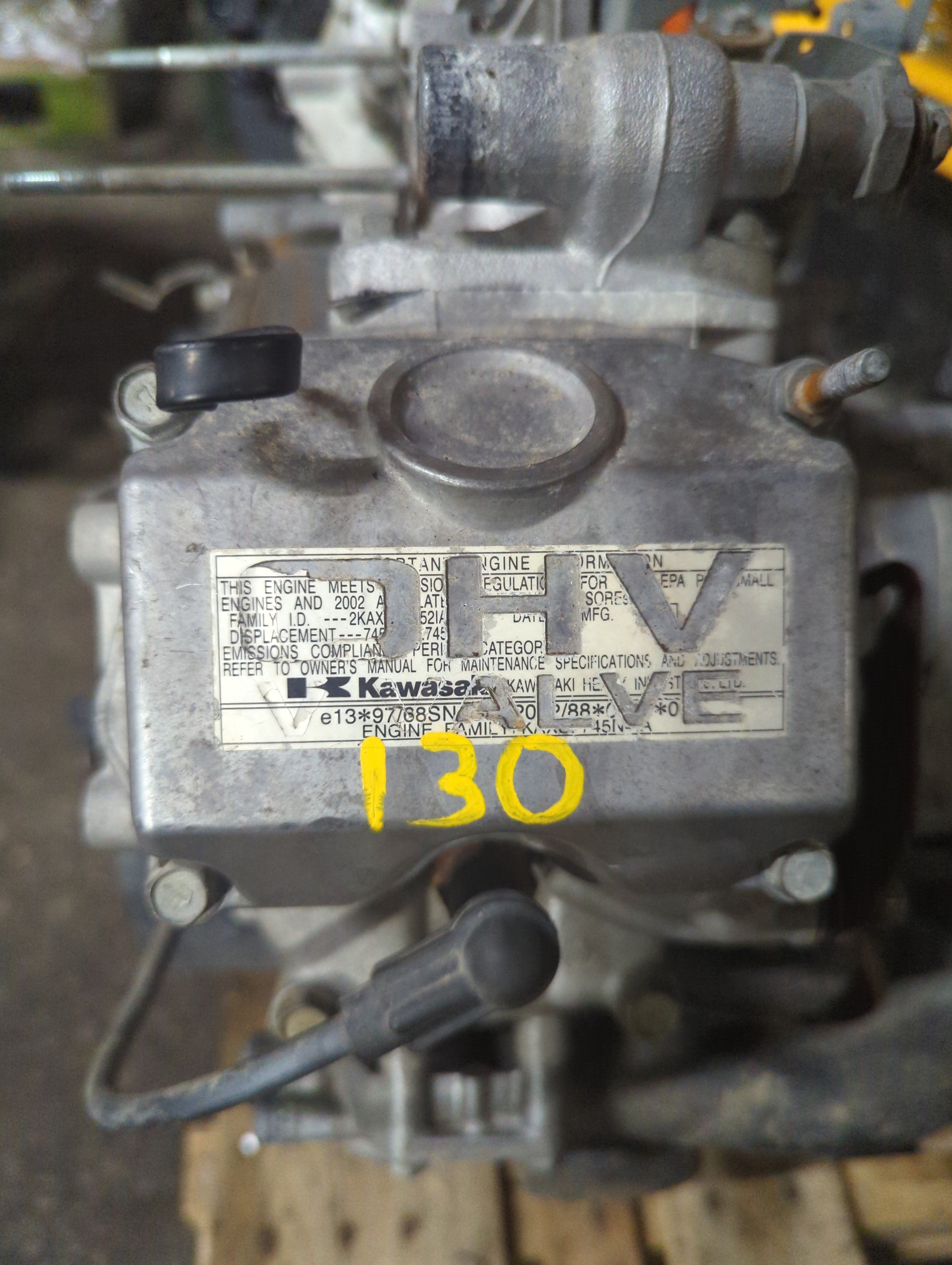 Kawasaki FD791DFI (29hp) fuel injection short block with heads