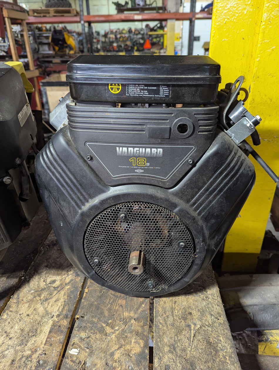 briggs and Stratton Vanguard 18hp V-Twin horizontal shaft 1"x3" crankshaft