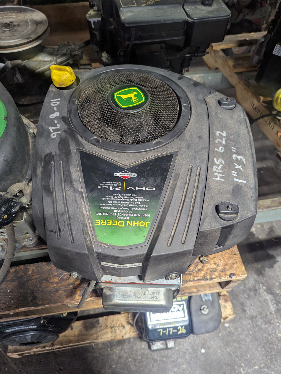briggs and Stratton Intek single cylinder 21hp Model #331877 (622 hours) 1" x 3" crankshaft