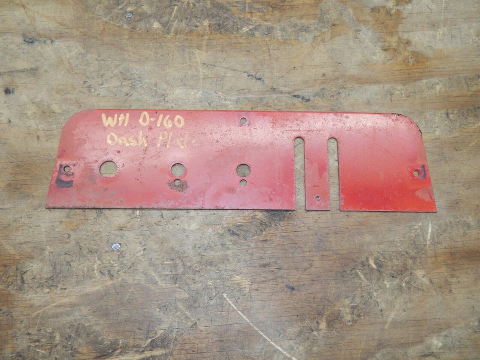 Wheel Horse D-160 Garden Tractor-Dash Plate-USED