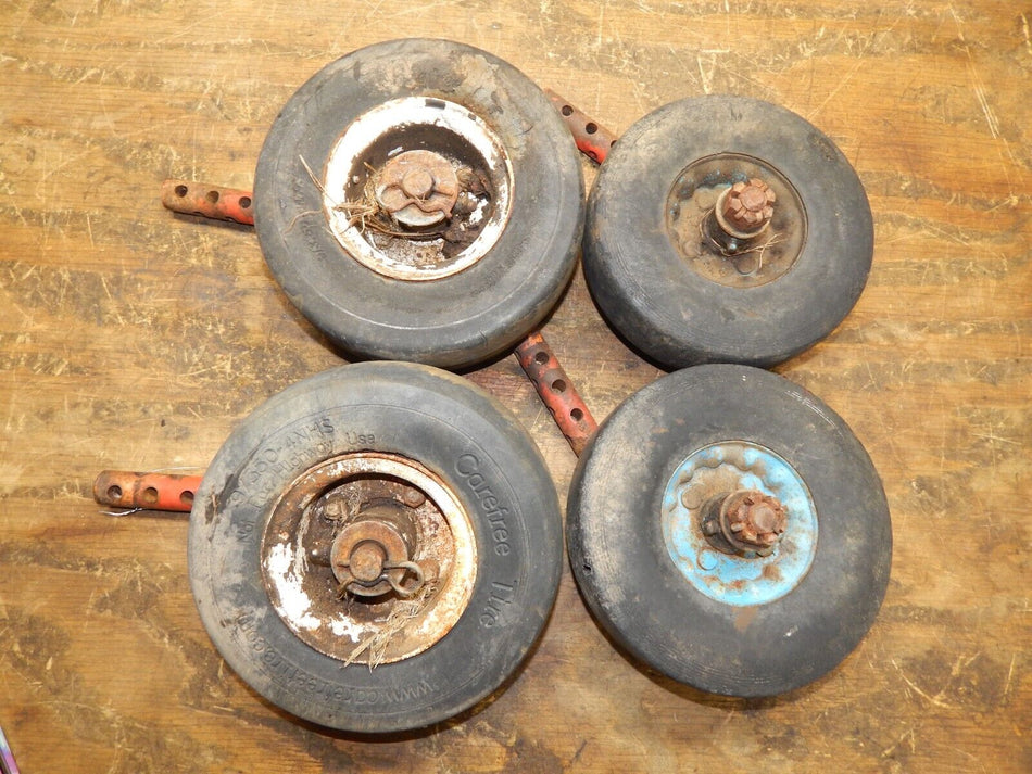 Gravely 60" Deck Wheels with Arms (set of 4)