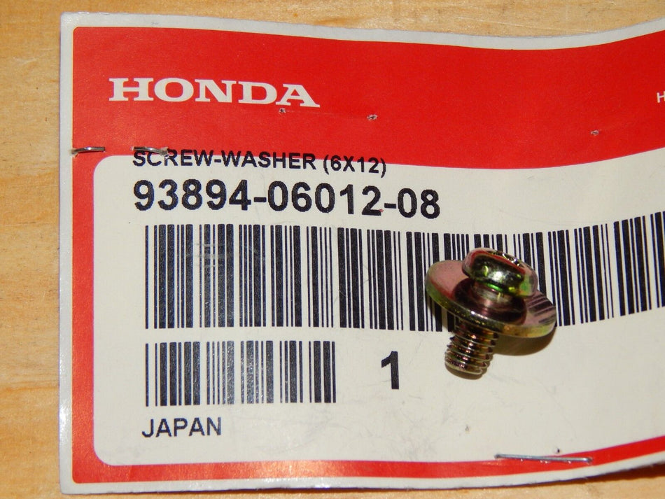 Honda OEM Screw and Washer #93894-06012-08 QTY.1-NEW