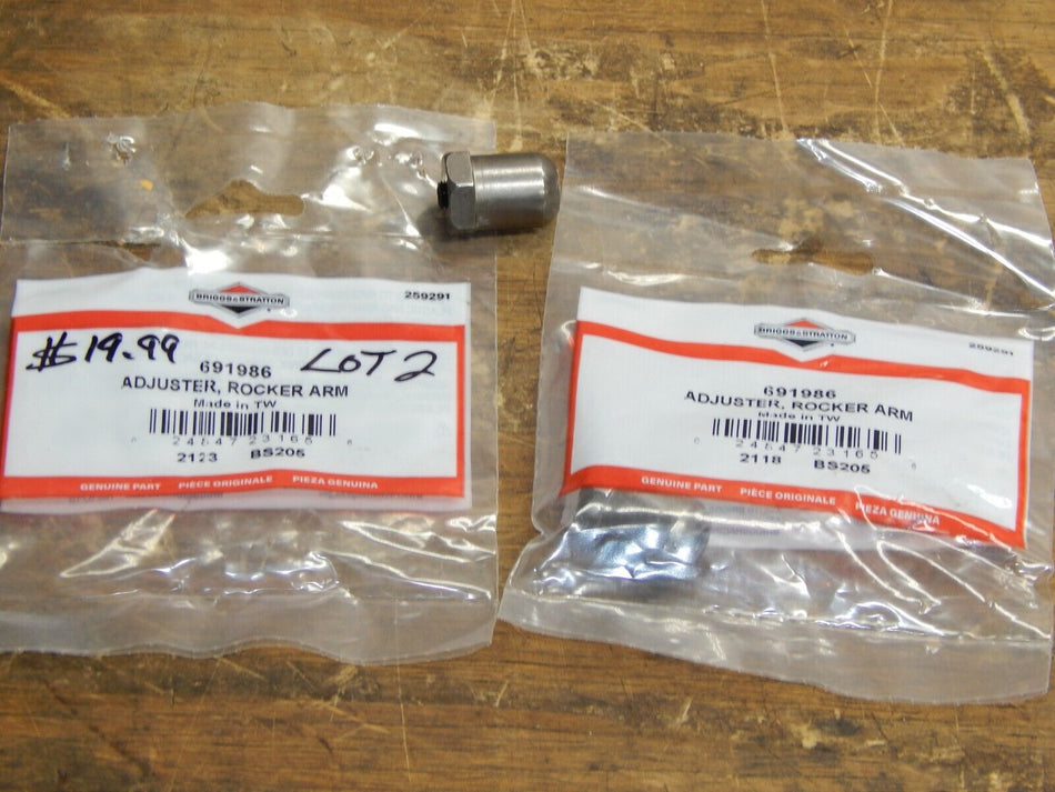 Genuine OEM Briggs & Stratton Pack of Two Muffler Adapter 690776