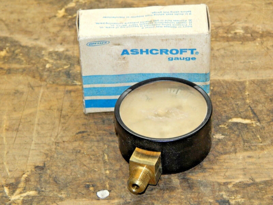 Ashcroft 4.5" Pressure Gauge 30 psi 1/4" NPT