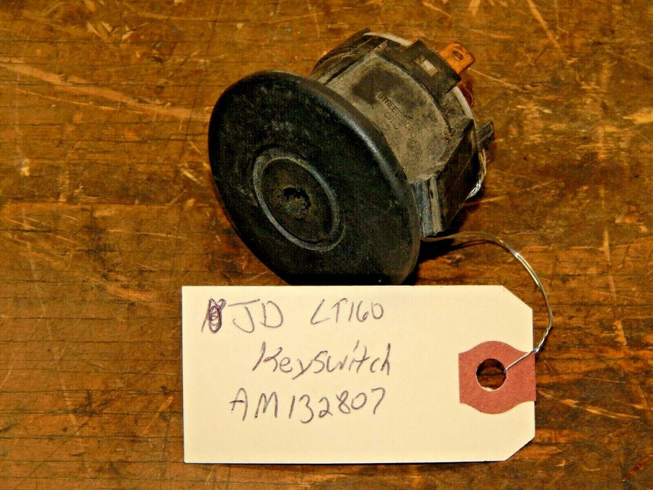 John Deere LT160 Riding Mower- Key Switch (NO Key) AM132807