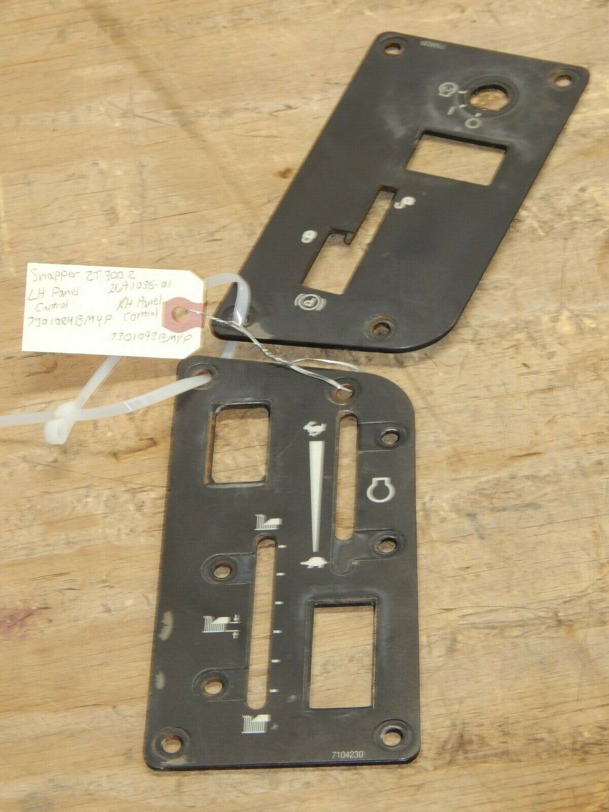 Snapper ZT300Z Zero Turn- Control Panels 730108413MYP, 7301093BMYP ...