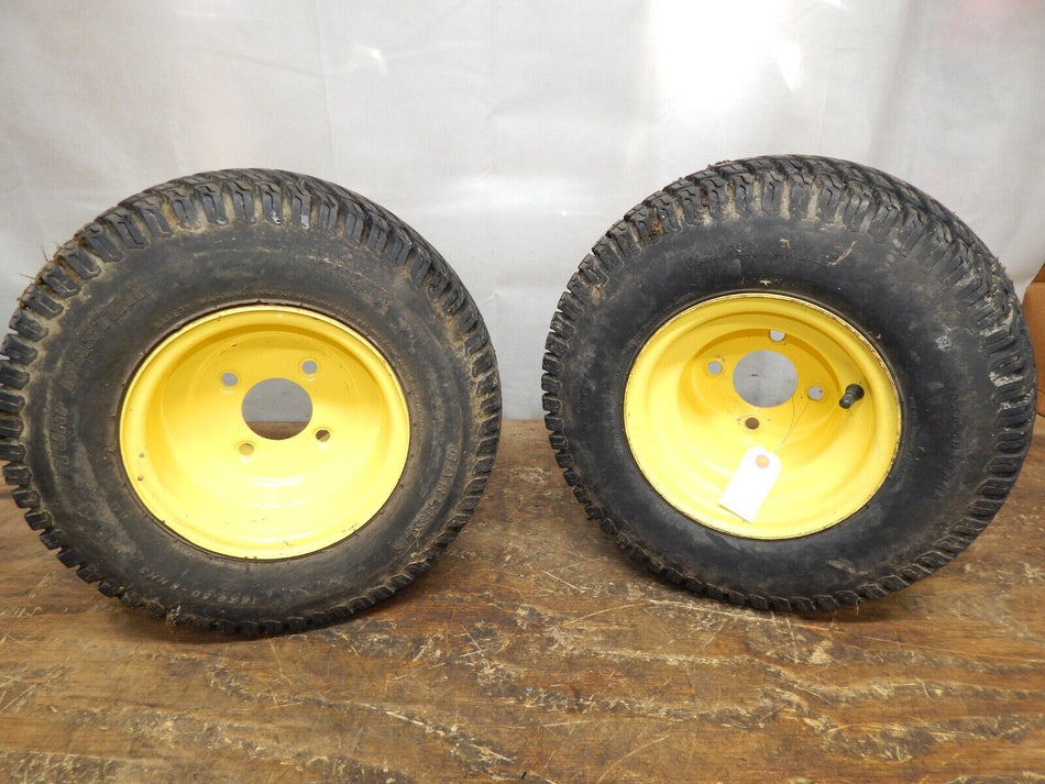 John Deere Z225 ZTrak Rear Tires/Rims (2) MT352, M154031 18x8.50x8