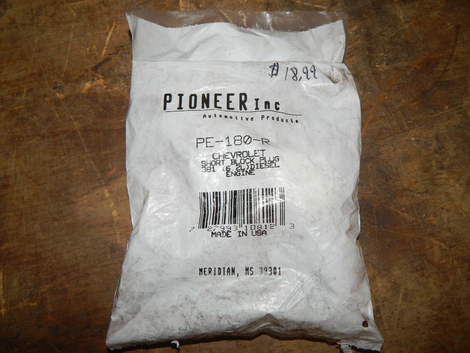 Pioneer Expansion Plug Kit PE180R Adams Small Engine LLC