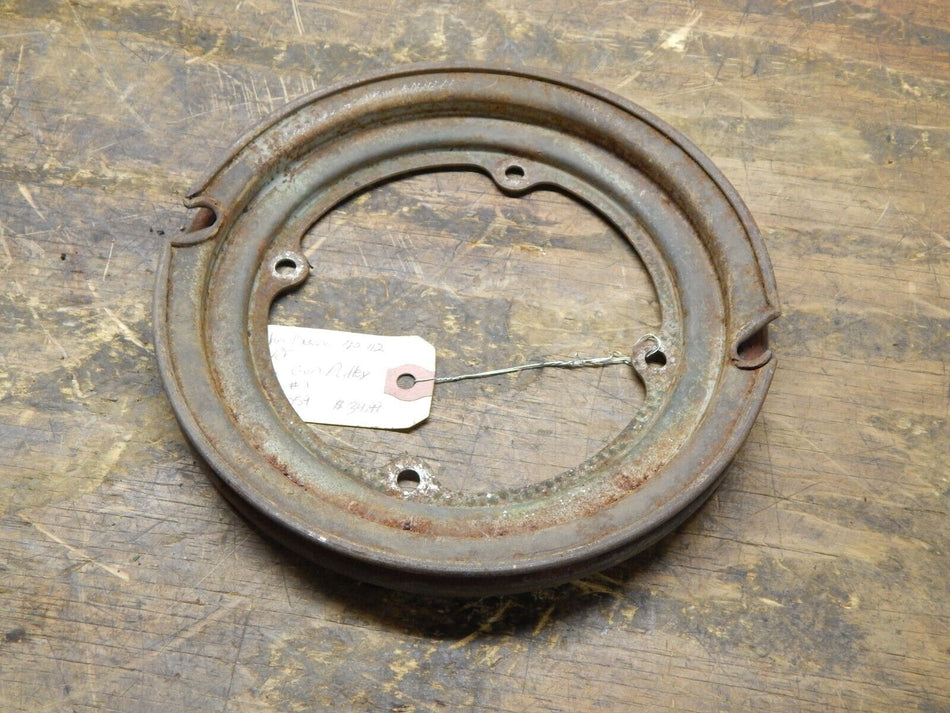 John Deere 110 112 Round Fender Starter Generator Pulley M42059 #1