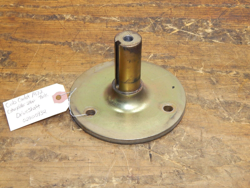 Cub Cadet M72 Zero Turn Mower Engine Driveshaft Hub (CAT Diesel) 02000932