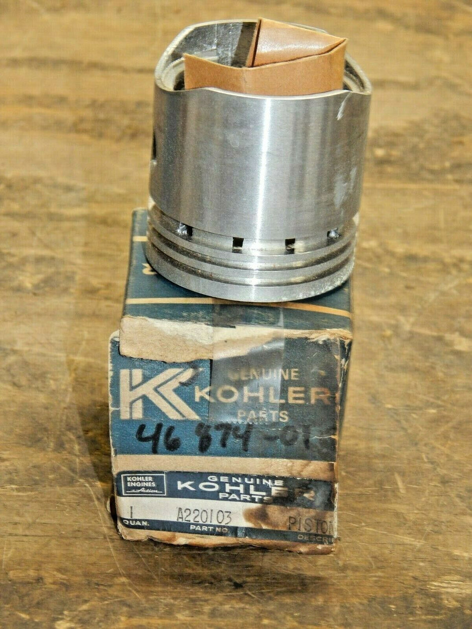 New Old Stock Genuine Kohler A-220103 STD K91 Piston 2-3/8" Bore 46 074 01