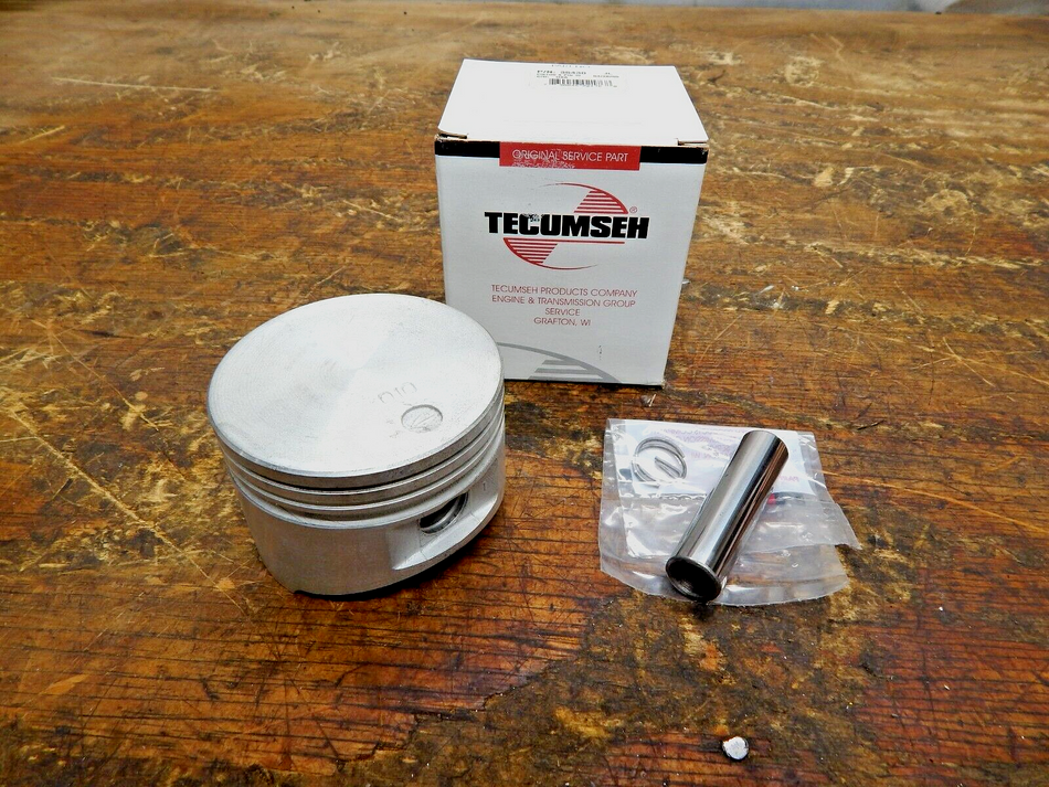 Genuine OEM Tecumseh Piston and Pin Set 10 oversize 35430