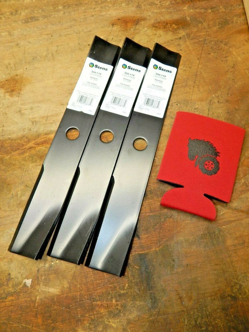 Wheel Horse 312-8 42" Mower Deck Blades- SET OF 3- 106636