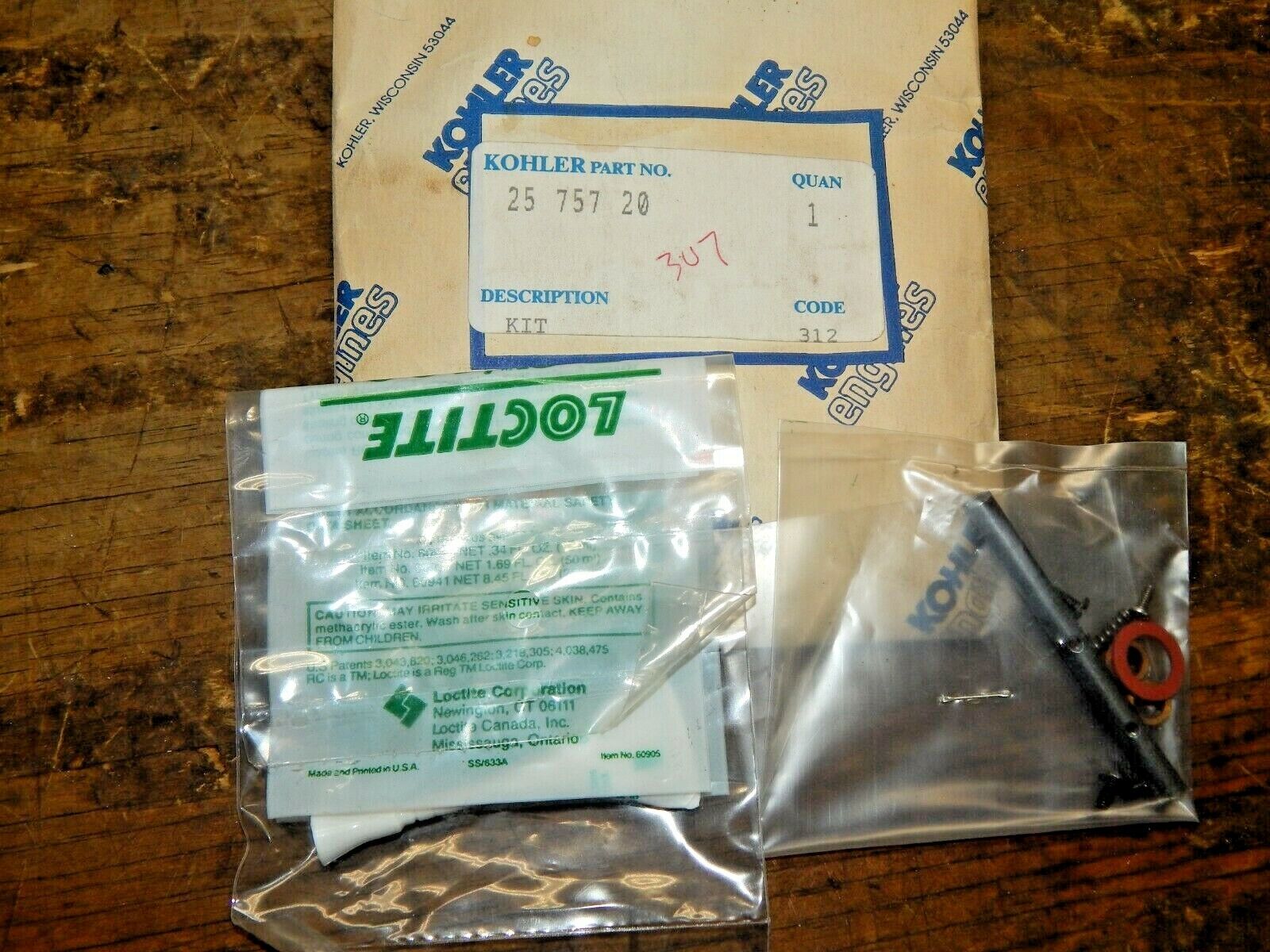 Kohler 25 757 20 CHOKE SHAFT REPAIR KIT K241 THRU K341 ENGINES Adams