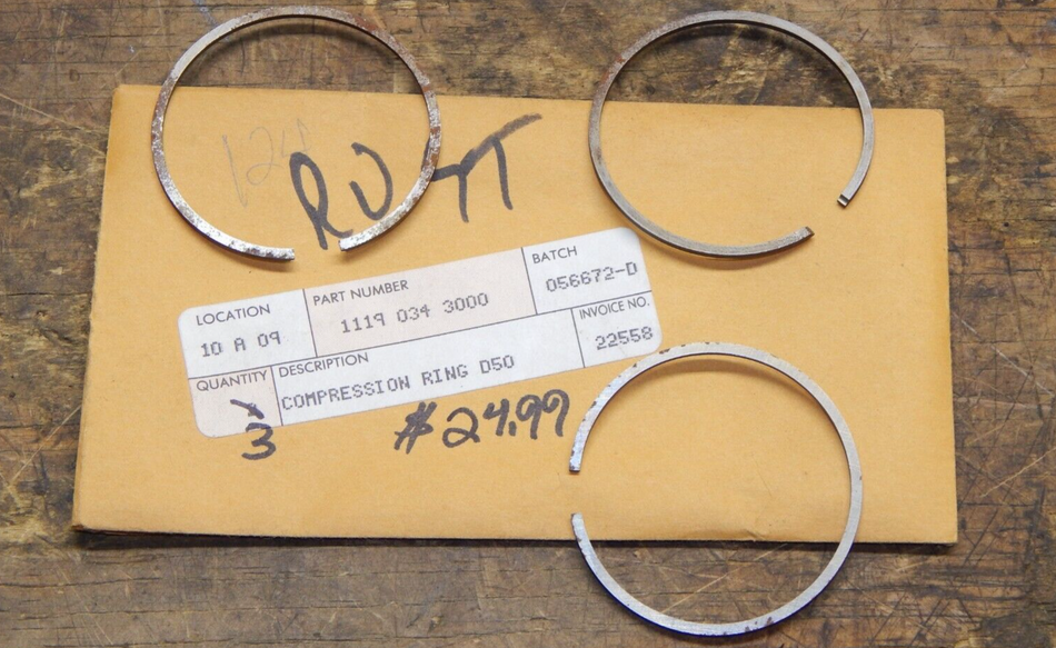 Stihl Compression Rings (LOT OF 3) 1119 034 3000