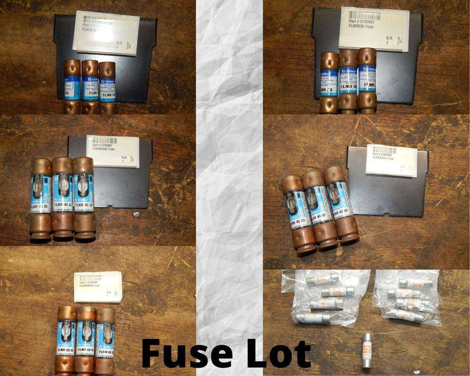 LittelFuse/Ferraz Shawmut LOT Includes 24 Fuses SEE DETAILS